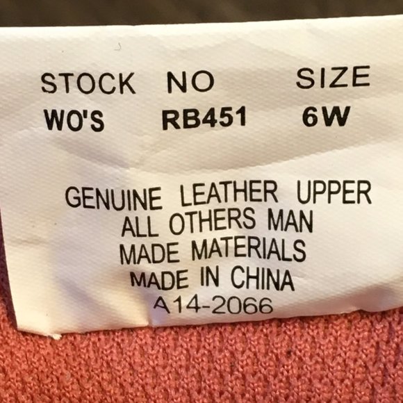 Reebok Anomar Work Safety Shoe Composite Toe 6 W - Picture 13 of 13